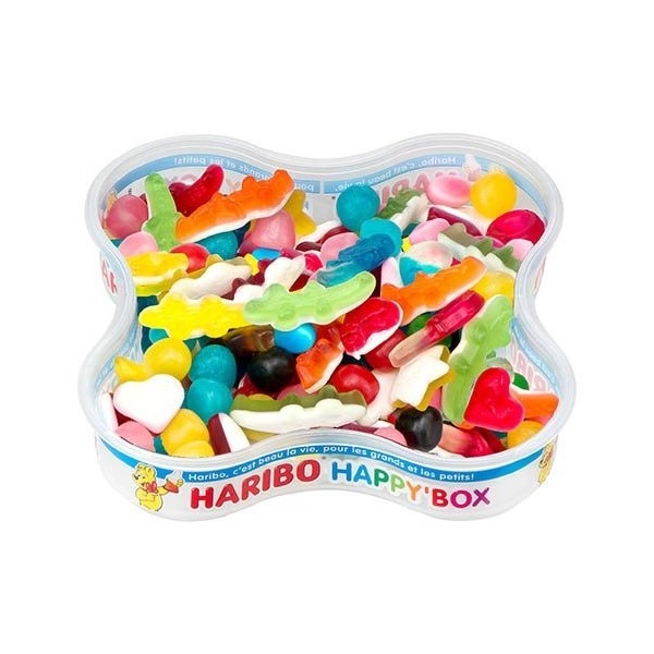 Boîte bonbons Happy box haribo - Bonbons et confiseries