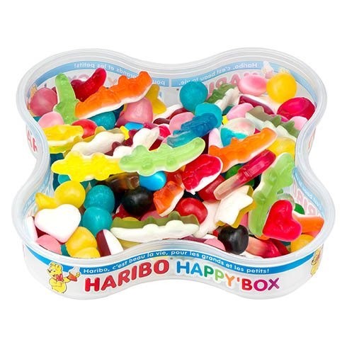 Boîte Bonbons Happy Box Haribo - Bonbons Et Confiseries